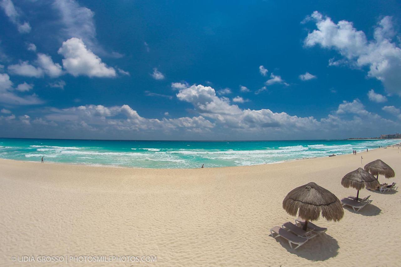 Apartment On The Beach With Terrace Ocean View, Brisas Cancun 01 By Beach & Ocean Apartments 외부 사진
