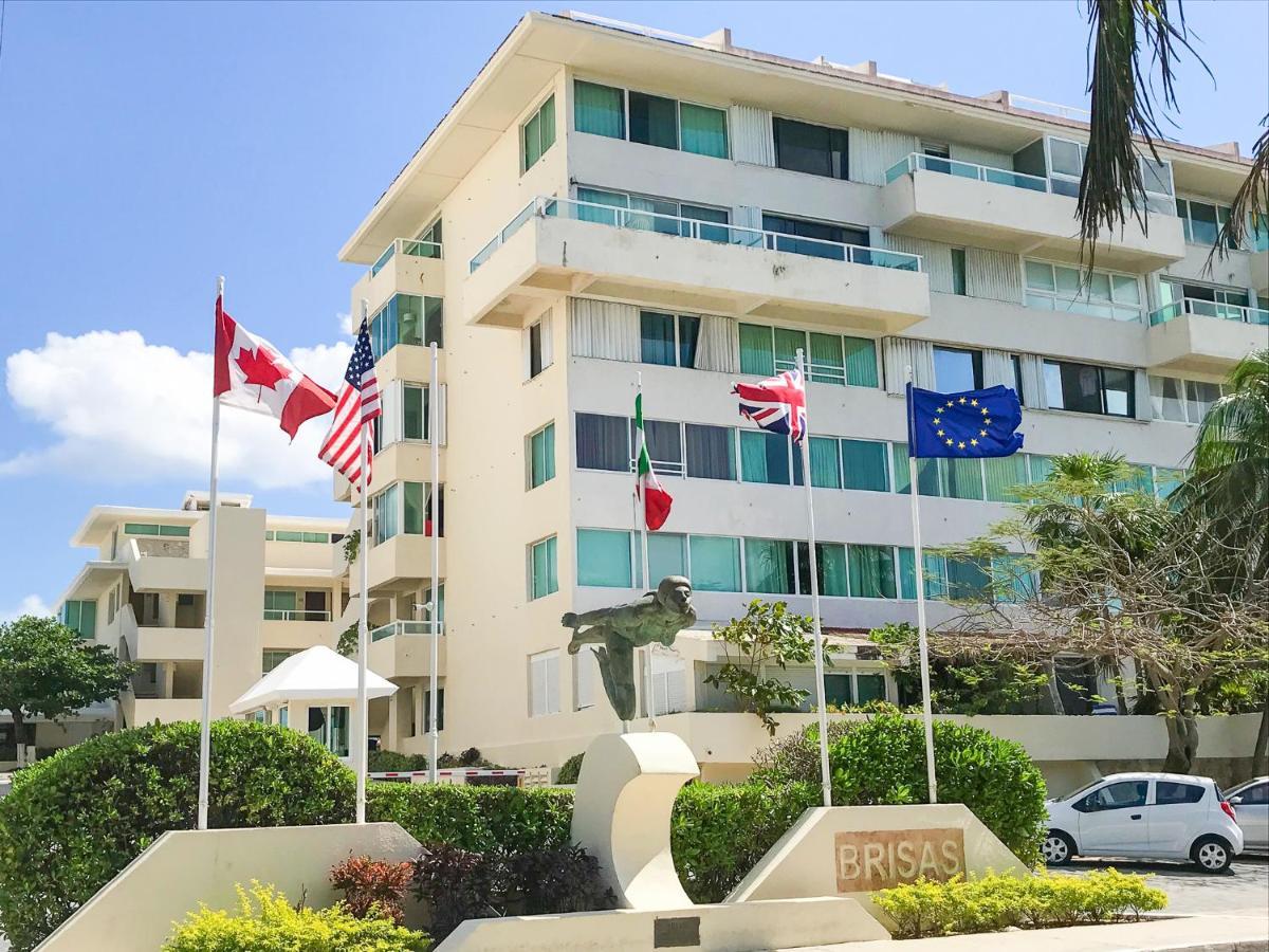 Apartment On The Beach With Terrace Ocean View, Brisas Cancun 01 By Beach & Ocean Apartments 외부 사진