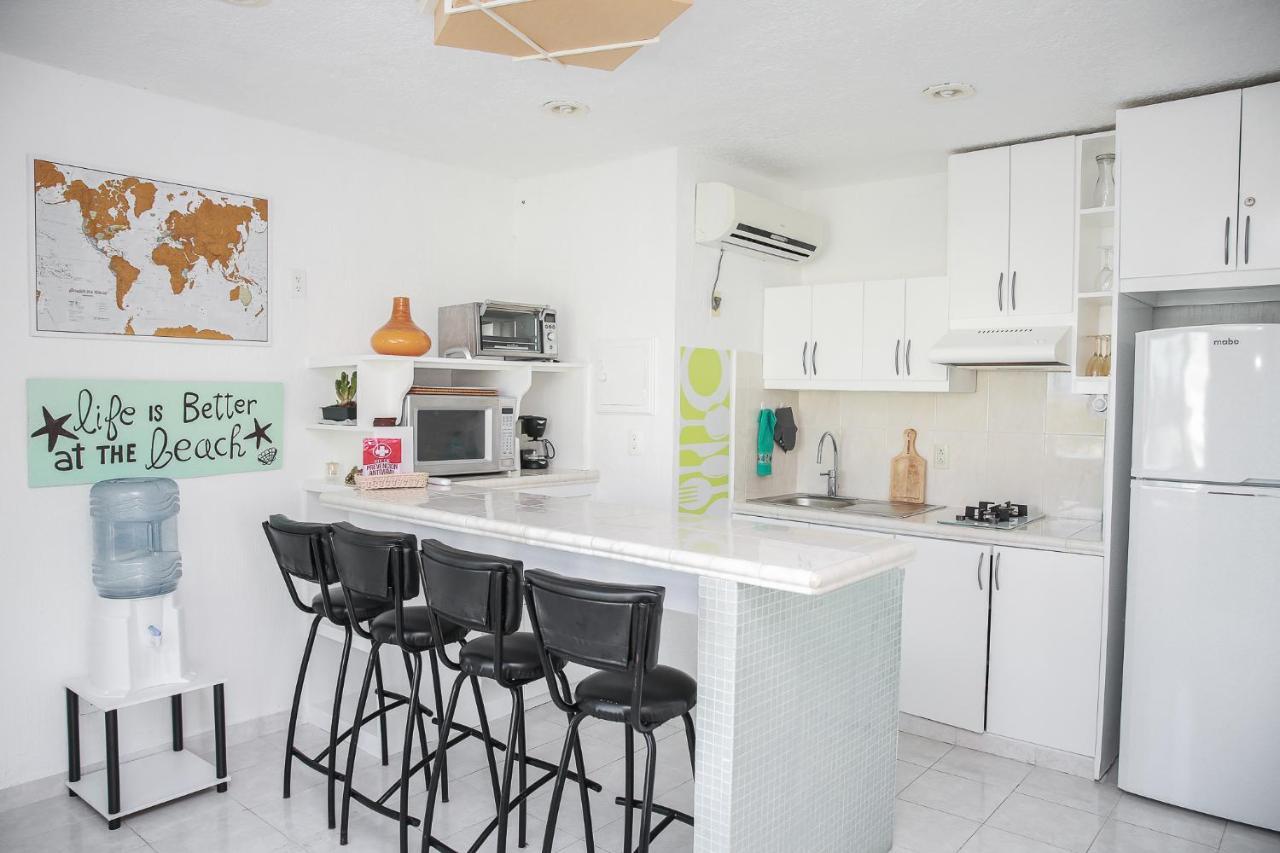 Apartment On The Beach With Terrace Ocean View, Brisas Cancun 01 By Beach & Ocean Apartments 외부 사진