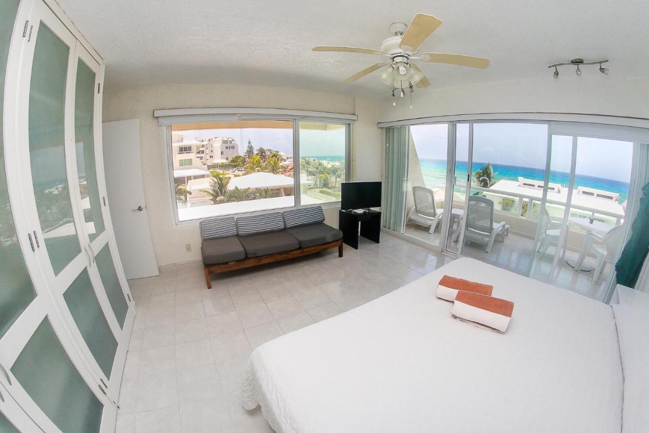 Apartment On The Beach With Terrace Ocean View, Brisas Cancun 01 By Beach & Ocean Apartments 외부 사진