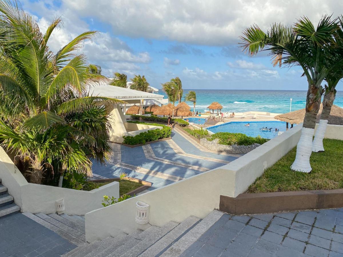 Apartment On The Beach With Terrace Ocean View, Brisas Cancun 01 By Beach & Ocean Apartments 외부 사진