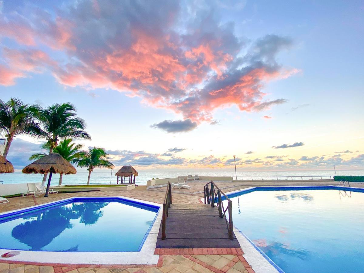 Apartment On The Beach With Terrace Ocean View, Brisas Cancun 01 By Beach & Ocean Apartments 외부 사진