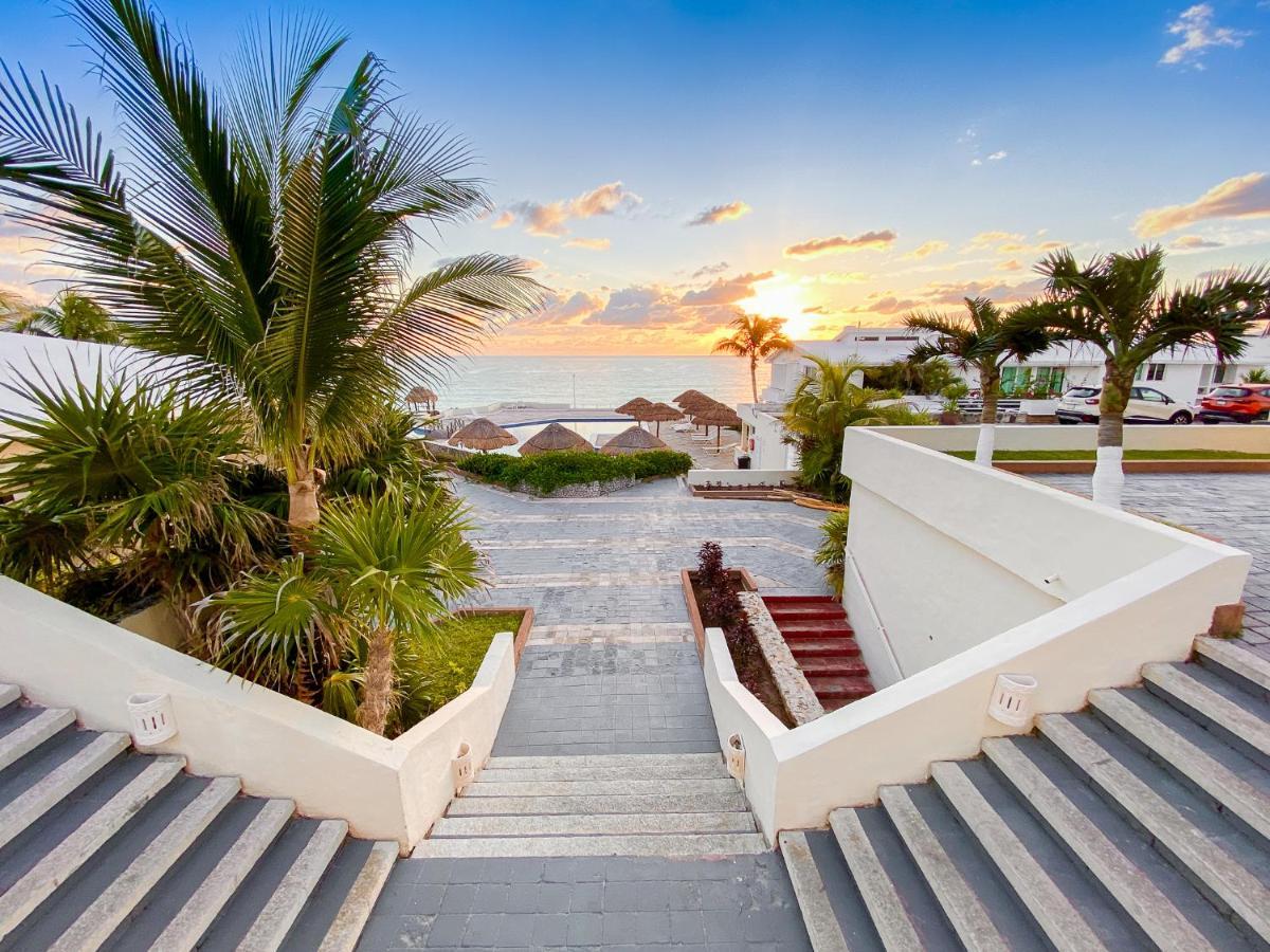 Apartment On The Beach With Terrace Ocean View, Brisas Cancun 01 By Beach & Ocean Apartments 외부 사진