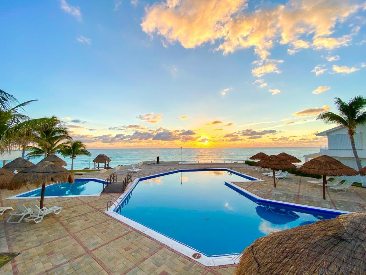 Apartment On The Beach With Terrace Ocean View, Brisas Cancun 01 By Beach & Ocean Apartments 외부 사진